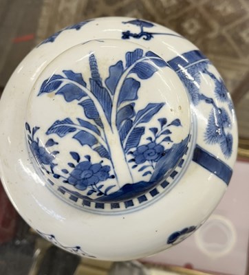 Lot 250 - Pair of Chinese porcelain jars and covers,...