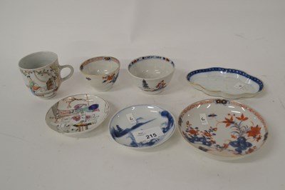 Lot 215 - Group of Chinese porcelain items including a...