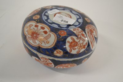 Lot 238 - Japanese porcelain bowl and cover, Meiji period