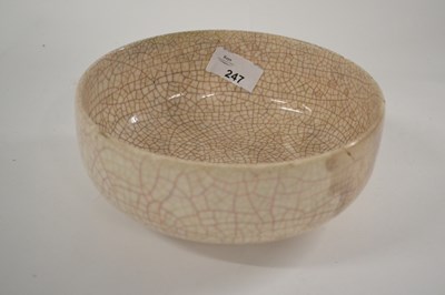 Lot 247 - Crackle ware bowl