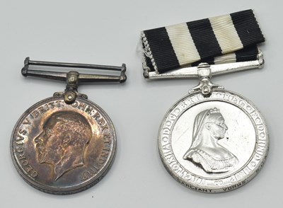 Lot 9 - 1914-18 British War Medal impressed to 9243...