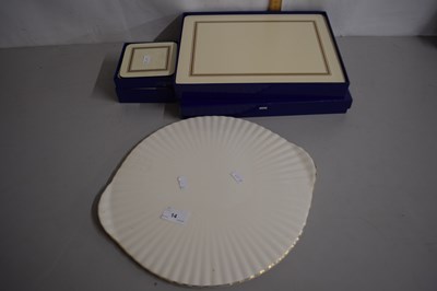 Lot 14 - Royal Albert cake plate and various boxed...