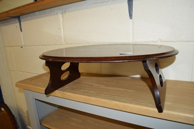Lot 426 - SMALL OVAL OVER THE BED TABLE, 54CM WIDE
