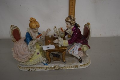 Lot 66 - 20th century Continental porcelain model of...