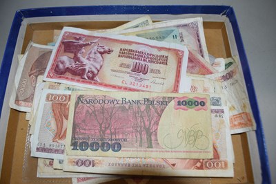 Lot 98 - Box of world bank notes