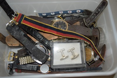 Lot 115 - Box of mixed wrist watches