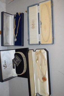 Lot 130 - Mixed Lot: simulated pearl necklaces and others