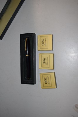 Lot 143 - Cross fountain pen with ink cartridges