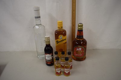 Lot 153 - Group of various spirits to include Pussers...