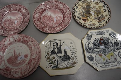 Lot 166 - Mixed Lot of decorative plates to include...