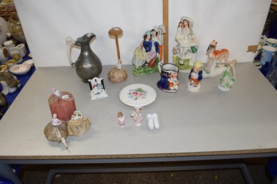 Lot 199 - Mixed Lot: pin cushion dolls, Staffordshire...