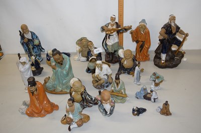 Lot 212 - Collection of modern Chinese pottery figures