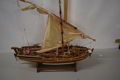 Lot 216 - Contemporary model boat on stand