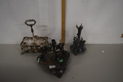 Lot 220 - Mixed Lot: An antique Walker & Hall silver...