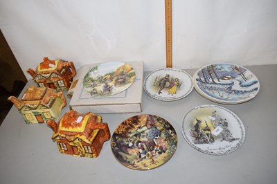 Lot 224 - Mixed Lot: collectors plates, cottage ware tea...