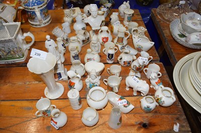 Lot 230 - Large collection of various crested china wares