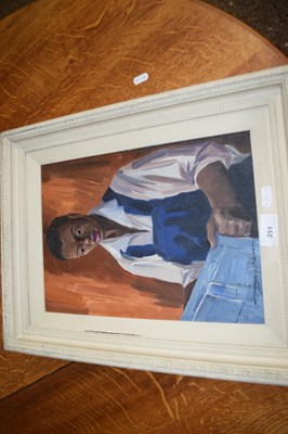 Lot 251 - D. Dowson, The Apprentice, oil on canvas