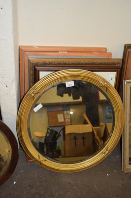 Lot 672 - MIXED LOT VARIOUS FRAMED PICTURES AND AN OVAL...