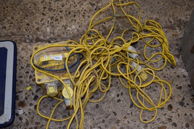 Lot 1034 - 110v transformer together with a 110v...