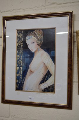 Lot 296 - Modern limited edition print of a nude