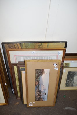 Lot 679 - MIXED LOT VARIOUS FRAMED PICTURES, PRINTS (8)