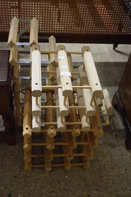 Lot 321 - Group of three wine racks