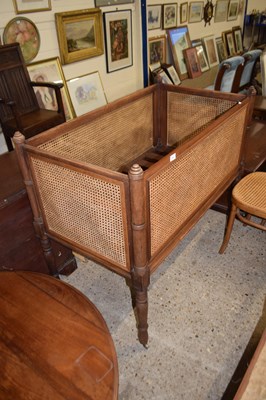 Lot 326 - Victorian cane sided cot