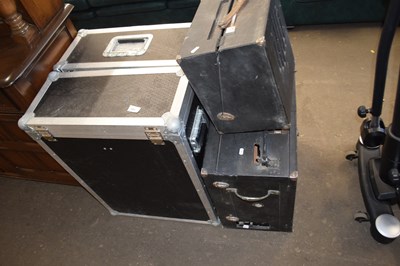 Lot 800 - Large vintage projector, travelling PX4 field...