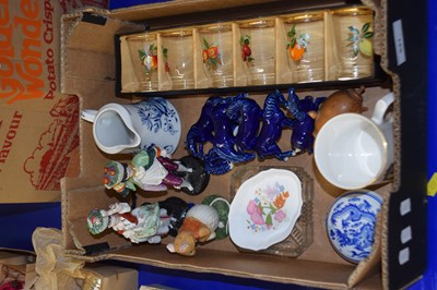 Lot 531 - Blue porcelain model horses, Royal Doulton...