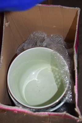 Lot 599 - Pair of Villeroy & Boch jardinieres