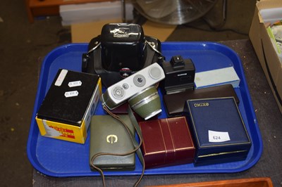 Lot 624 - Various cameras, wrist watches etc