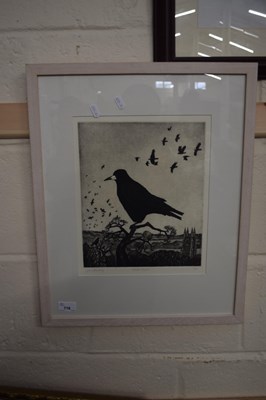 Lot 716 - LAURIE RUDLING, 'WINTER ROOST', LTD ED PRINT,...