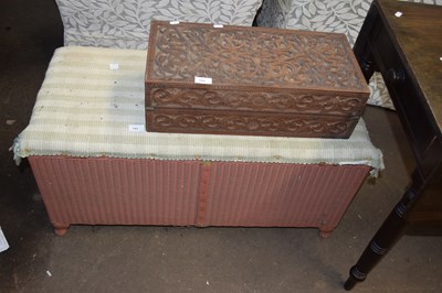 Lot 751 - Lloyd Loom ottoman