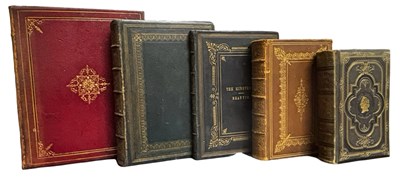 Lot 898 - Fine Bindings. Poetry. Five volumes in total...