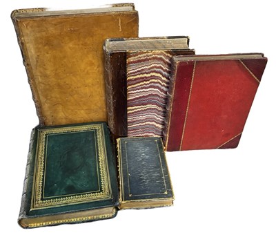 Lot 899 - Fine Bindings. Poetry. Five Volumes in title...