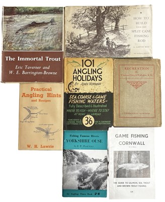 Lot 91 - ANGLING AND FISHING. Seven pamphlets,...