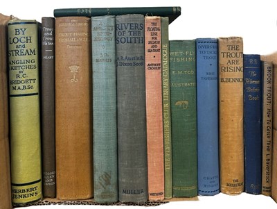 Lot 977 - ANGLING AND FISHING. 13 Volumes of fishing...