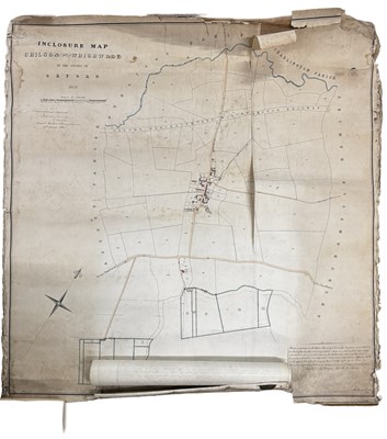 Lot 1198 - Inclosure Map Chilson and Whichwood in the...