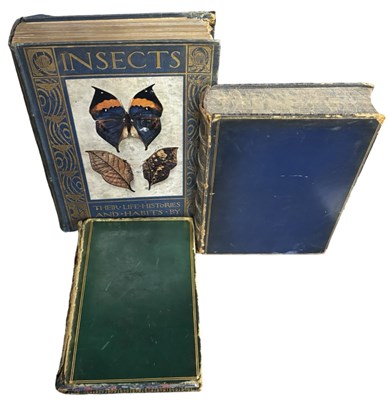 Lot 89 - INSECTS AND BUTTERFLIES. Three Volumes....