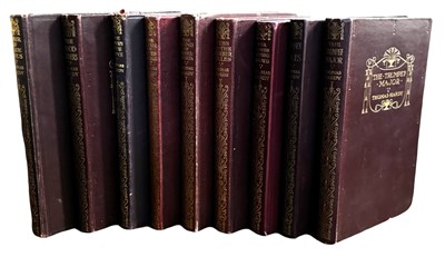 Lot 925 - THOMAS HARDY. Nine uniformed volumes, maroon...