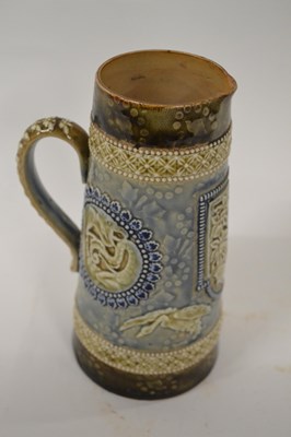 Lot 272 - A Doulton Lambeth jug with various applied...