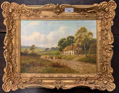 Lot 135 - British School, 19th century, Country scene...