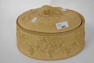 Lot 285 - A 19th Century Wedgwood cane ware tureen and...