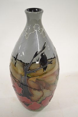 Lot 288 - A Moorcroft vase of bottle shape with...