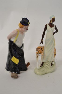 Lot 307 - A Royal Doulton model of Charlotte together...