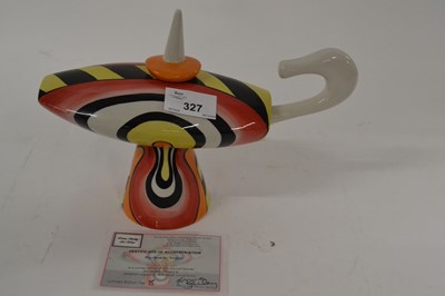 Lot 327 - A Lorna Bailey psychedelic teapot, limited...