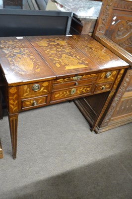 Lot 569 - An unusual  19th Century mahogany and floral...