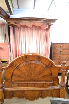 Lot 616 - A Victorian mahogany and pine framed half...