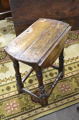 Lot 634 - Bylaw - a 20th Century reclaimed oak drop leaf...