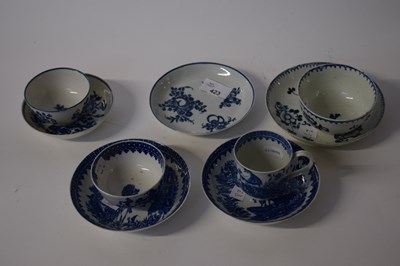 Lot 423 - Collection of English porcelain tea bowls and...